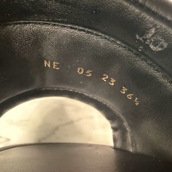 Dior Black Christian Dior Paris Logo Slide Sandals sz 36.5 - Picture 6 of 6